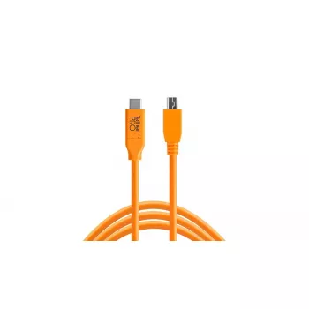 USB kabelis Tether Tools CUC2515-ORG 4,6 m USB-C uz Micro-USB B oranžs