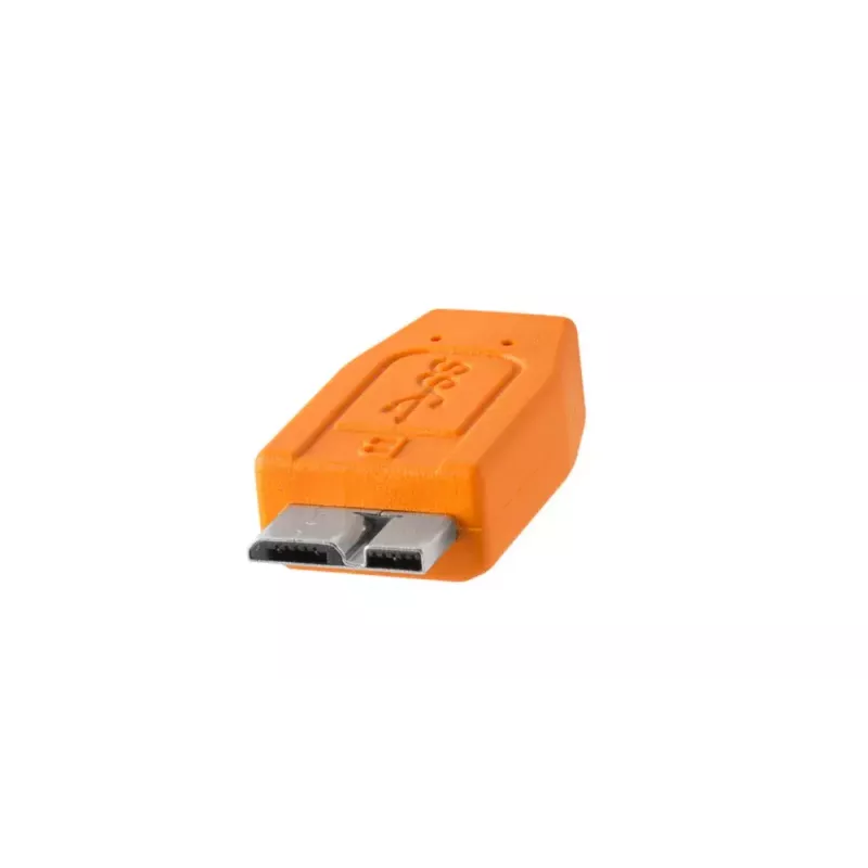 USB kabelis Tether Tools CU5454 4.6m USB 3.2 Gen 1 Micro-USB B oranžs