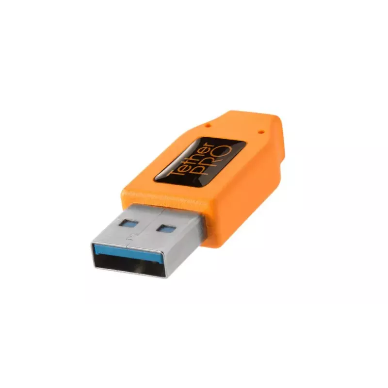 USB kabelis Tether Tools CU5454 4.6m USB 3.2 Gen 1 Micro-USB B oranžs
