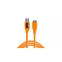 USB kabelis Tether Tools CU5454 4.6m USB 3.2 Gen 1 Micro-USB B oranžs