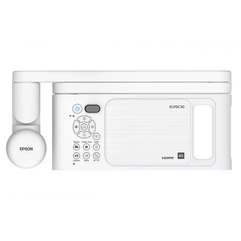 Epson V12HB09080 dokumentu kamera Balta 25.4 / 3.2 mm (1 / 3.2 collas) CMOS USB/HDMI/Wi-Fi