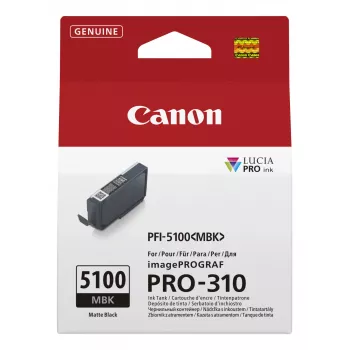 Canon PFI-5100 MBK tintes kārtridžs 1 gab. Oriģināls Matēta melna