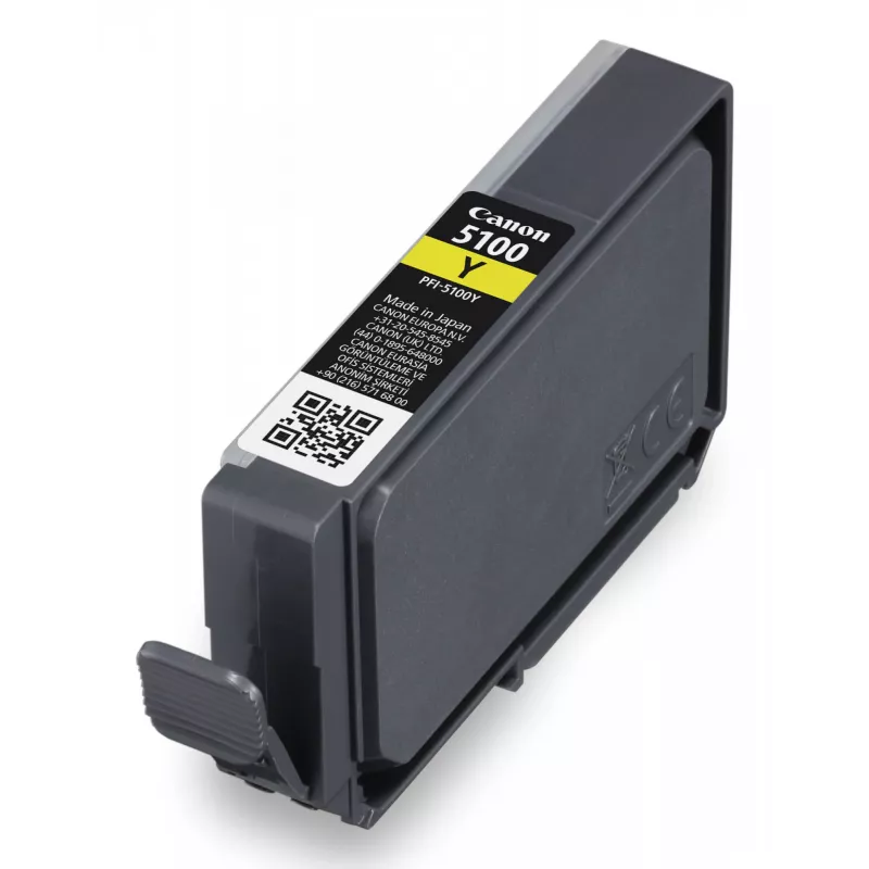 Canon PFI-5100 Y tintes kasetne 1 gab. Oriģināla dzeltena