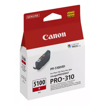 Canon PFI-5100 R tintes kārtridžs 1 gab. Oriģināls Sarkana