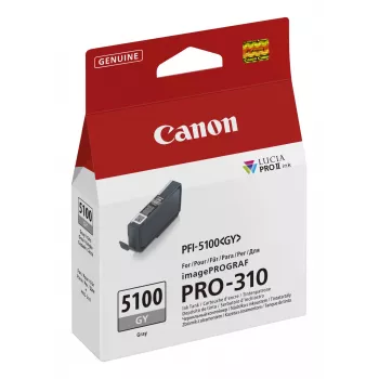 Canon PFI-5100 GY tintes kasetne 1 gab. Oriģināls Pelēks