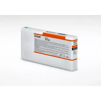Epson T913A oranžā tintes kasetne (200 ml), standarta ražība, oranža, pigmenta tinte, 200 ml, 1 gab.