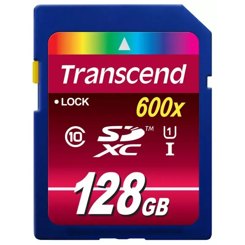 Flash atmiņa Transcend 128 GB SDXC UHS-I 600x TS128GSDXC10U1