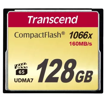 CompactFlash Transcend 128GB MLC 160MBs TS128GCF1000