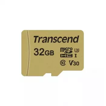 Flash Memory Transcend 32GB MicroSDHC UHS-I 500S