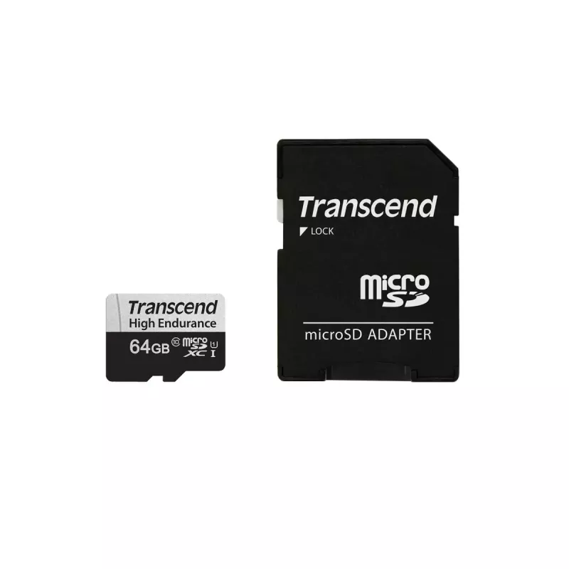 Transcend 64GB MicroSDXC 350V zibatmiņa