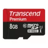 Flash Memory Transcend 8GB MicroSDHC Class 10 UHS-I TS8GUSDCU1