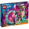 LEGO komplekts LEGO City Stuntz 60361 Ultimate Stunt Riders Challenge — triku motociklu rotaļu komplekts