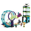 LEGO komplekts LEGO City Stuntz 60361 Ultimate Stunt Riders Challenge — triku motociklu rotaļu komplekts