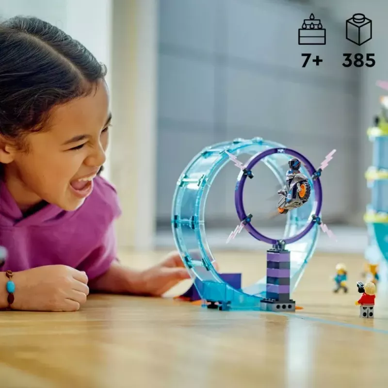 LEGO komplekts LEGO City Stuntz 60361 Ultimate Stunt Riders Challenge — triku motociklu rotaļu komplekts