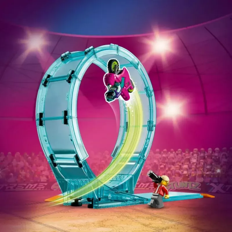 LEGO komplekts LEGO City Stuntz 60361 Ultimate Stunt Riders Challenge — triku motociklu rotaļu komplekts