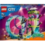 LEGO komplekts LEGO City Stuntz 60361 Ultimate Stunt Riders Challenge — triku motociklu rotaļu komplekts
