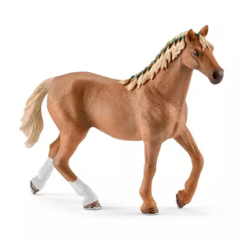 schleich HORSE CLUB angļu tīrasiņu zirgs ar segu, Zirgu staļļa, Zirgi, 5 gadi, Daudzkrāsains, Plastmasa