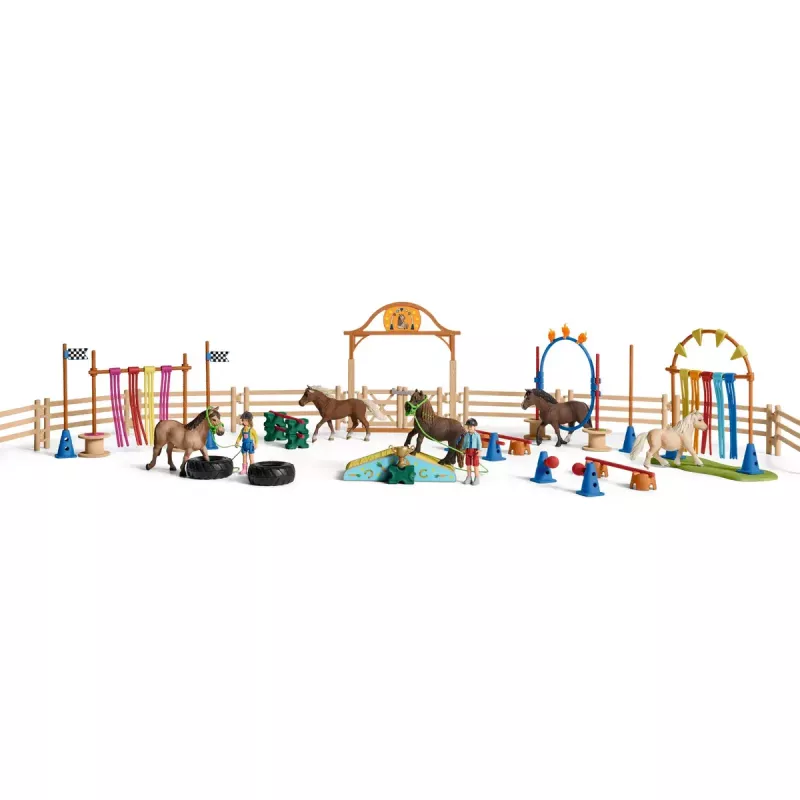Poniju veiklības treniņš Schleich 42481 Daudzkrāsains Plastmasa 3-8 gadi