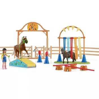 Poniju veiklības treniņš Schleich 42481 Daudzkrāsains Plastmasa 3-8 gadi