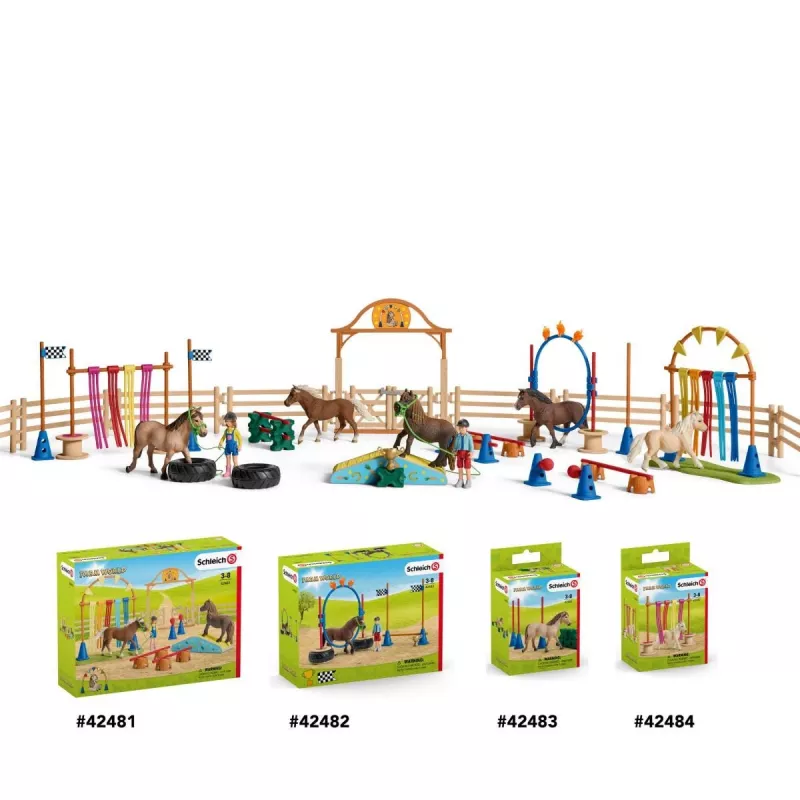 Poniju veiklības sacensības Schleich FARM WORLD 42482