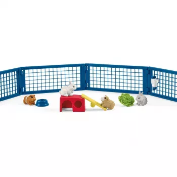 Trušu un jūrascūciņu būda Schleich FARM WORLD 42500