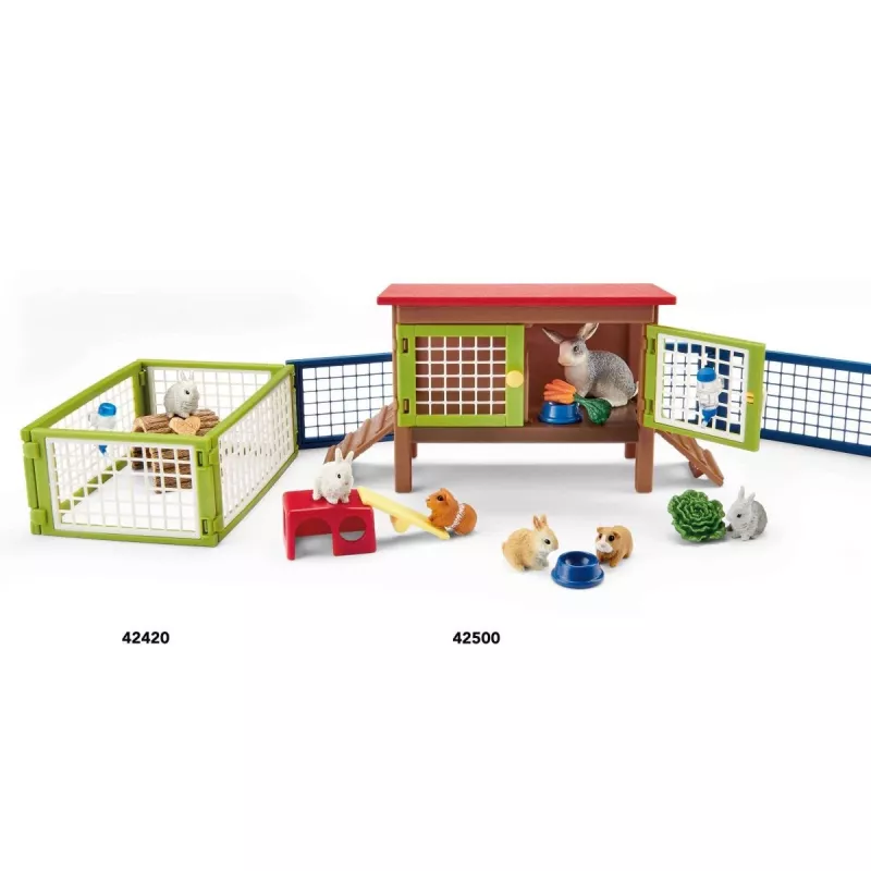 Trušu un jūrascūciņu būda Schleich FARM WORLD 42500