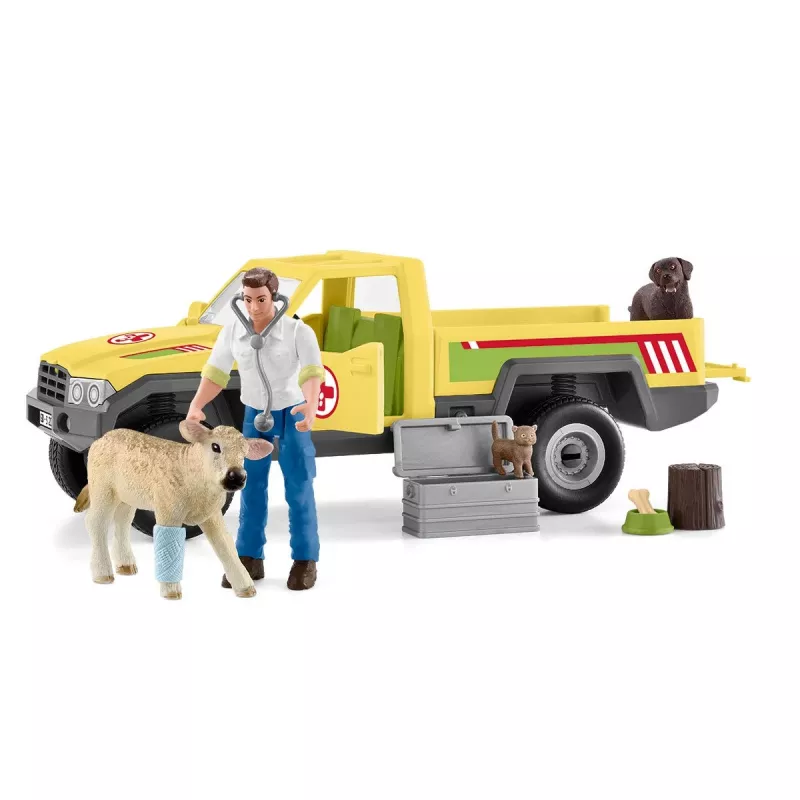 Veterinārārsta vizīte lauku sētā Schleich FARM WORLD 42503