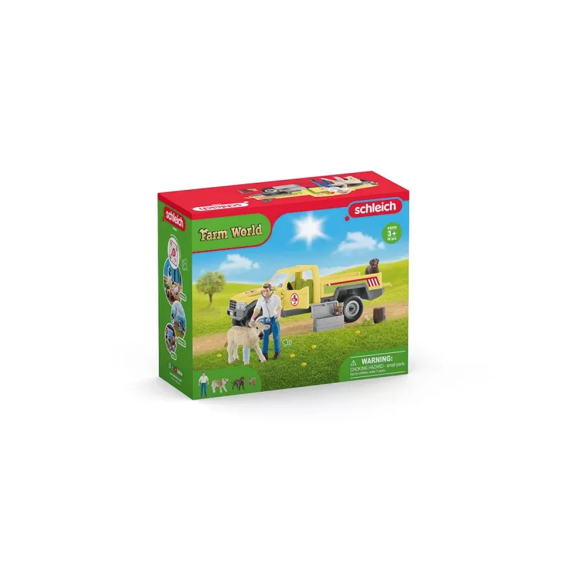 Veterinārārsta vizīte lauku sētā Schleich FARM WORLD 42503