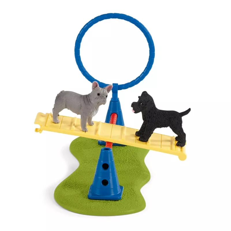 schleich Saimniecības dzīve Kucēnu veiklības treniņš, Lauku pasaule, 3 gadi, Daudzkrāsains