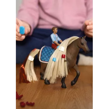 schleich HORSE CLUB Sofia’s Beauties iesācēju komplekts Leo & Rocky daudzkrāsains