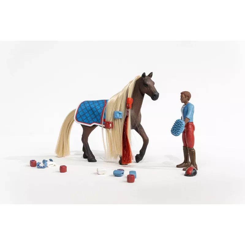 schleich HORSE CLUB Sofia’s Beauties iesācēju komplekts Leo & Rocky daudzkrāsains