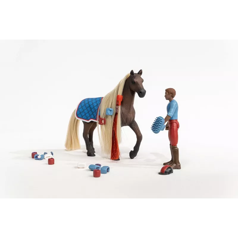 schleich HORSE CLUB Sofia’s Beauties iesācēju komplekts Leo & Rocky daudzkrāsains