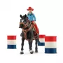 schleich Cowgirl Barrel Racing Fun, 3 gadi, Daudzkrāsains