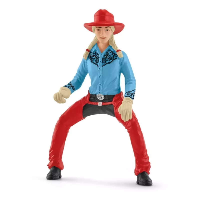 schleich Cowgirl Barrel Racing Fun, 3 gadi, Daudzkrāsains