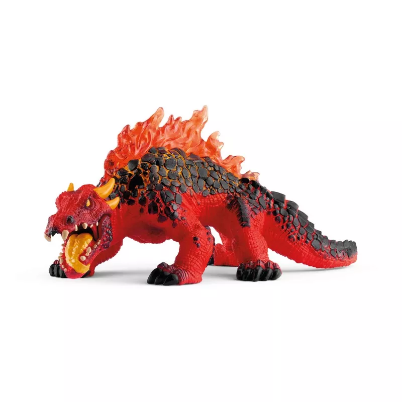 schleich ELDRADOR CREATURES Magmas ķirzaka, 7 gadi, Lavas pasaule, Monstri un pūķi, Melna, Sarkana, Plastmasa