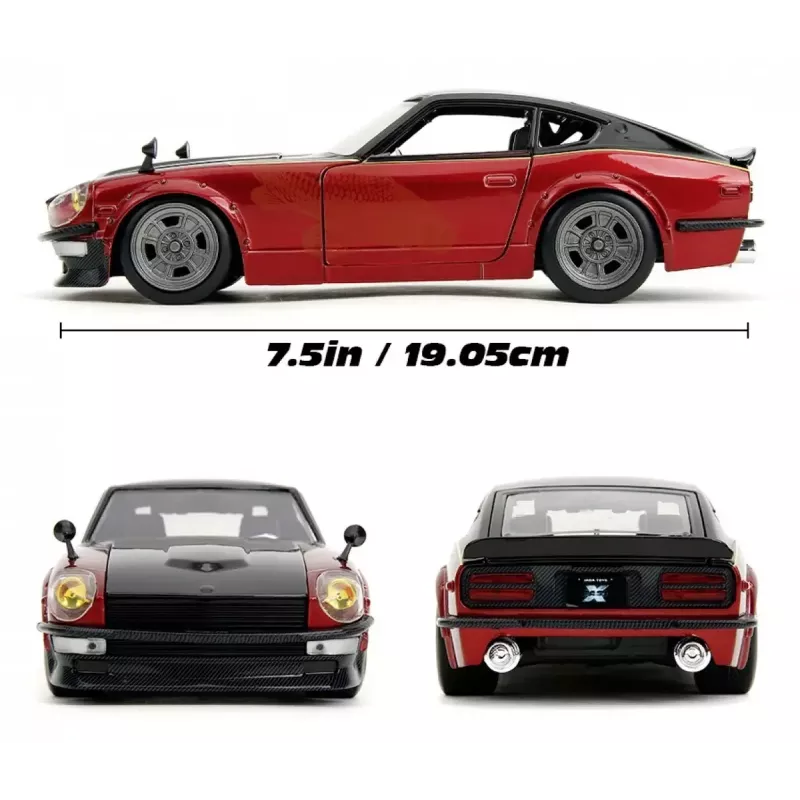 Rotaļu automašīna Jada Toys 253203090 Fast & Furious metāls plastmasa gumija melns sarkans