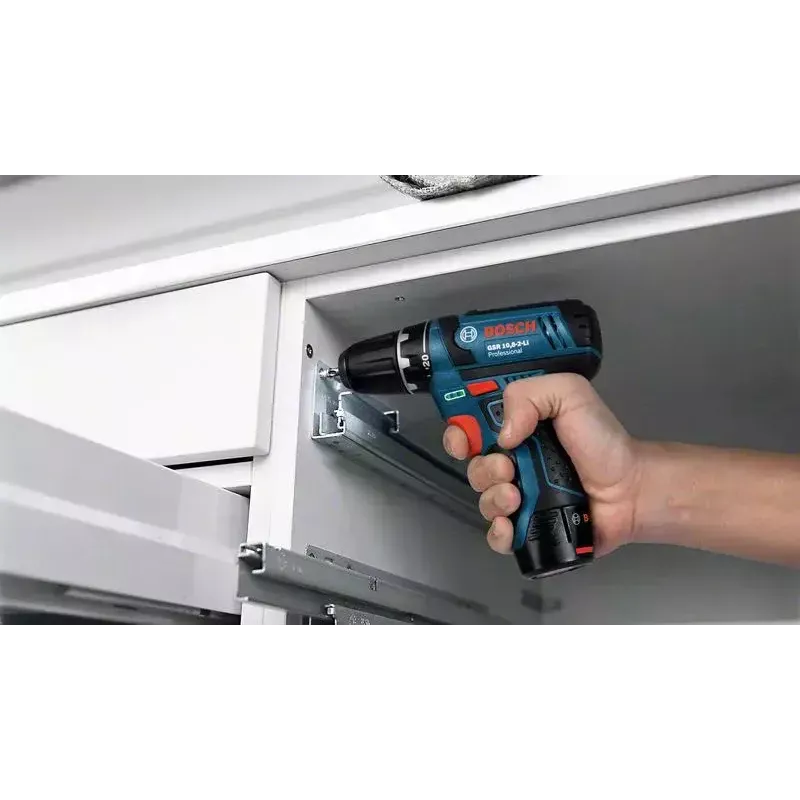 Pistol Grip Drill Bosch GSB 12V-15, 1300 RPM, 2 Ah baterija