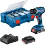 Bosch GSR 18V-45 Professional 500 RPM bezatslēgas 900 g melna, zila
