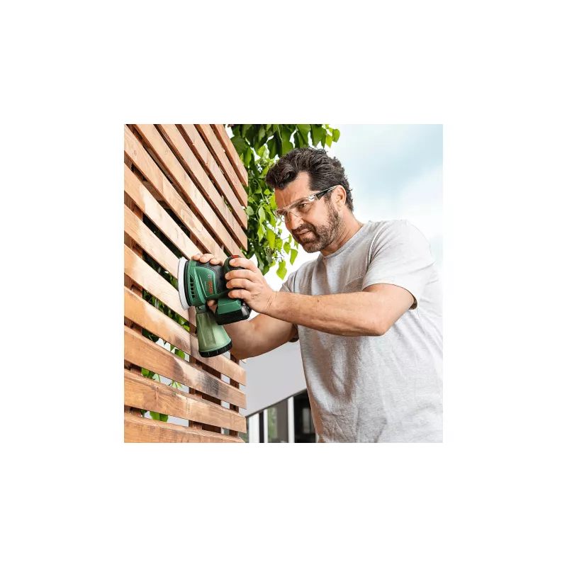 Bosch EasyOrbit 18V-10 (Baretool), orbitālā slīpmašīna, melna, zaļa, plastmasa, Vācija, 23000 OPM, 1 mm