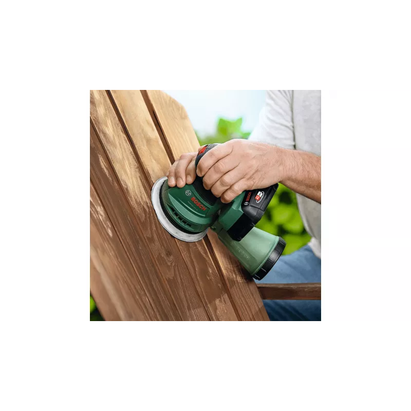 Bosch EasyOrbit 18V-10 (Baretool), orbitālā slīpmašīna, melna, zaļa, plastmasa, Vācija, 23000 OPM, 1 mm