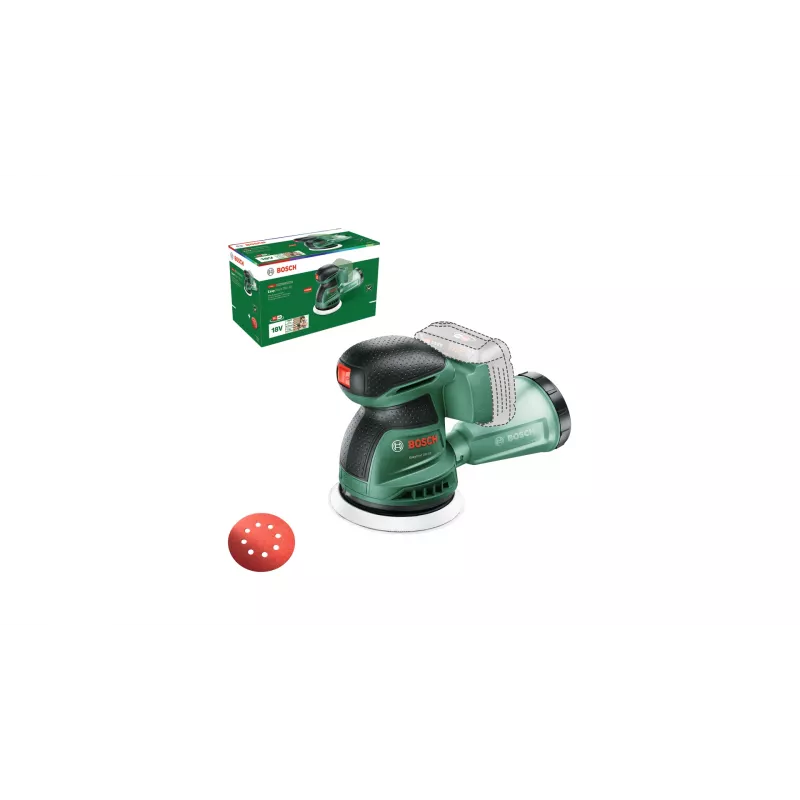 Bosch EasyOrbit 18V-10 (Baretool), orbitālā slīpmašīna, melna, zaļa, plastmasa, Vācija, 23000 OPM, 1 mm