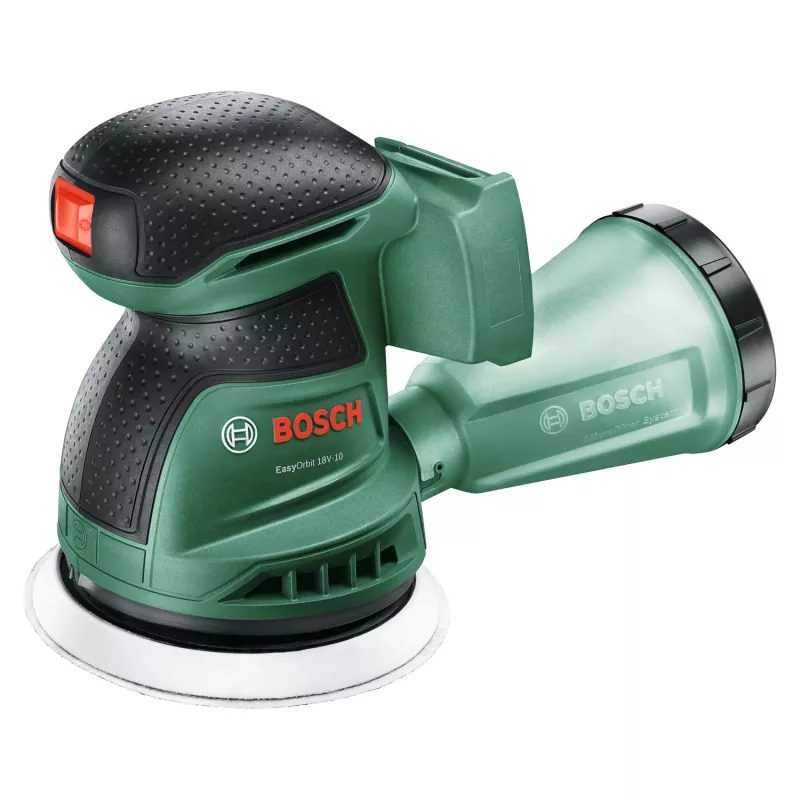 Bosch EasyOrbit 18V-10 (Baretool), orbitālā slīpmašīna, melna, zaļa, plastmasa, Vācija, 23000 OPM, 1 mm