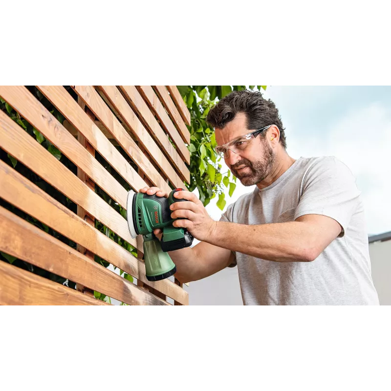 Bosch EasyOrbit 18V-10 (Baretool), orbitālā slīpmašīna, melna, zaļa, plastmasa, Vācija, 23000 OPM, 1 mm