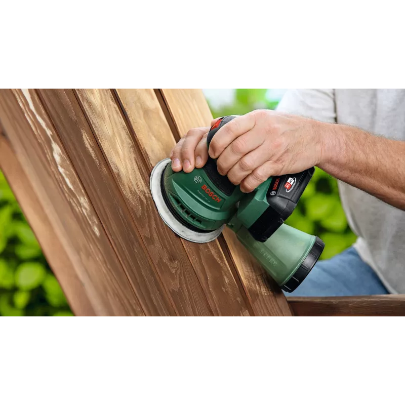 Bosch EasyOrbit 18V-10 (Baretool), orbitālā slīpmašīna, melna, zaļa, plastmasa, Vācija, 23000 OPM, 1 mm