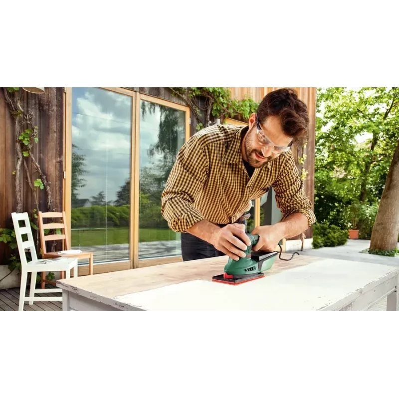Bosch PSM 200 AES daudzfunkciju slīpmašīna 26000 apgr./min Melna, Zaļa 200 W