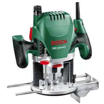 Bosch POF 1400 ACE 060326C800 frēze, 1400 W, spriegierīce 6/6,35/8 mm, ar koferi, zaļa/melna