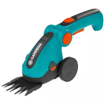 Bezvada zāles šķēres Gardena 9889-20 3,6 V litija jonu akumulators tirkīza krāsā