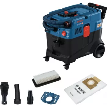 Bosch GAS 12-40 MA Professional 40 L cilindriskais putekļsūcējs sausai un mitrai tīrīšanai 1200 W Kombinēts
