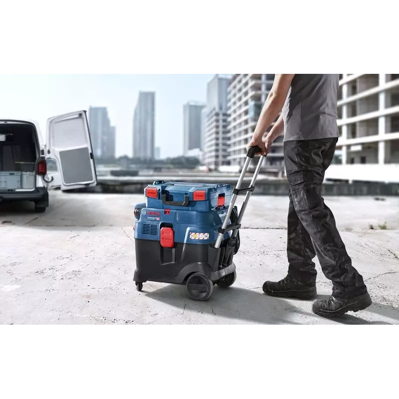 Bosch GAS 12-40 MA Professional 40 L cilindriskais putekļsūcējs sausai un mitrai tīrīšanai 1200 W Kombinēts
