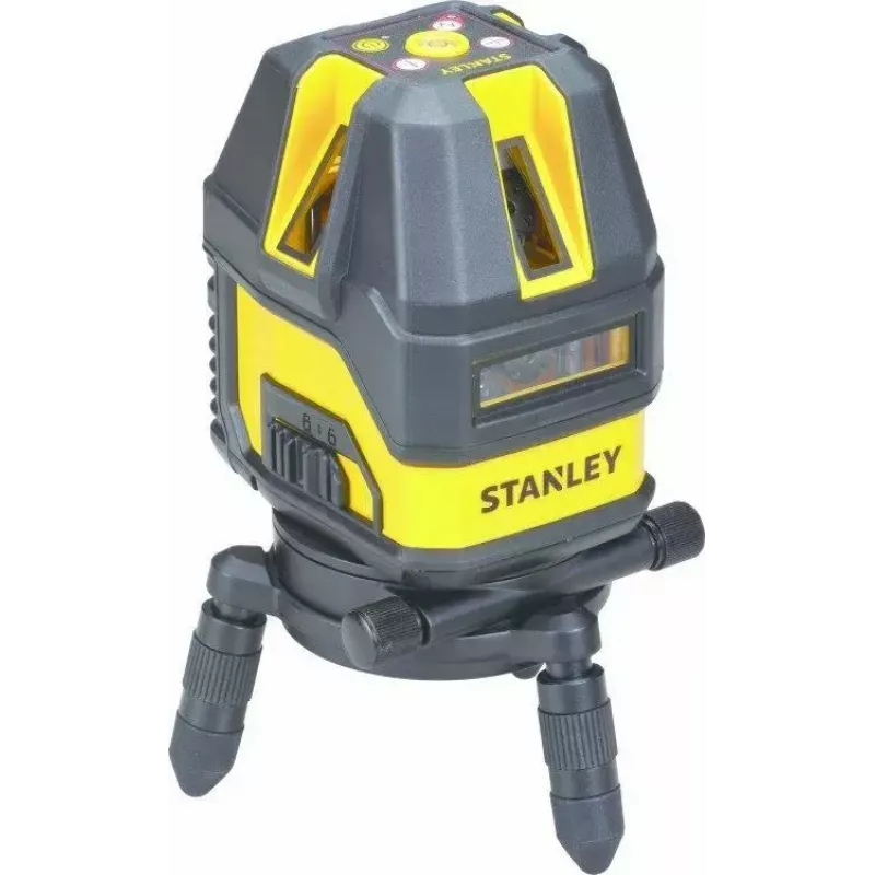 Lāzera nivelieris STANLEY Multi-Line STHT77514-1 — sarkans lāzers, 4 vertikālas un 1 horizontāla līnija